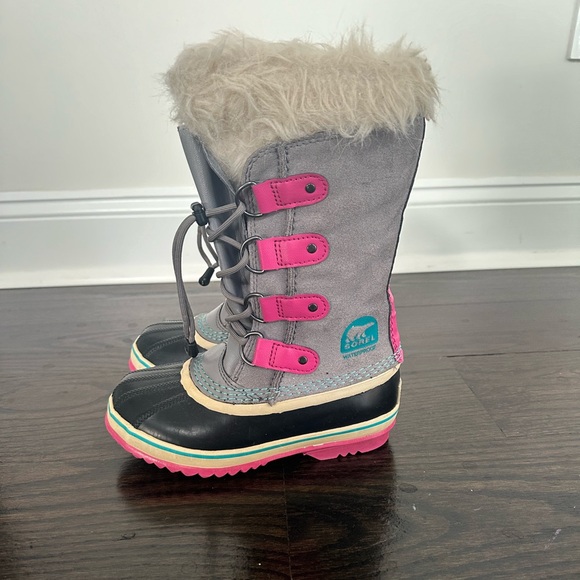 Sorel girl’s Joan of Arctic snow boot size US 1 - Picture 2 of 9